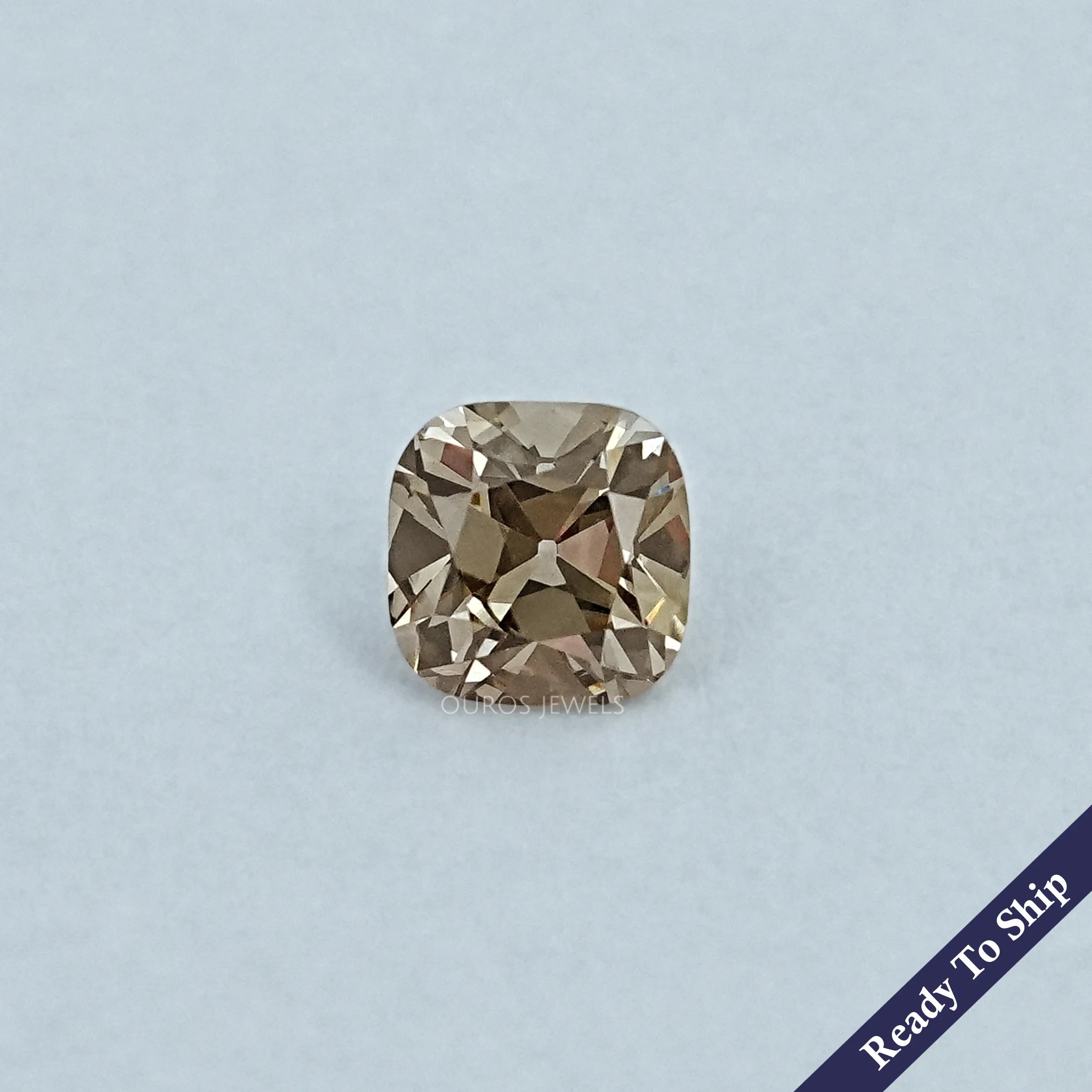 Champagne Square Old Mine Cushion Lab Diamond Loose