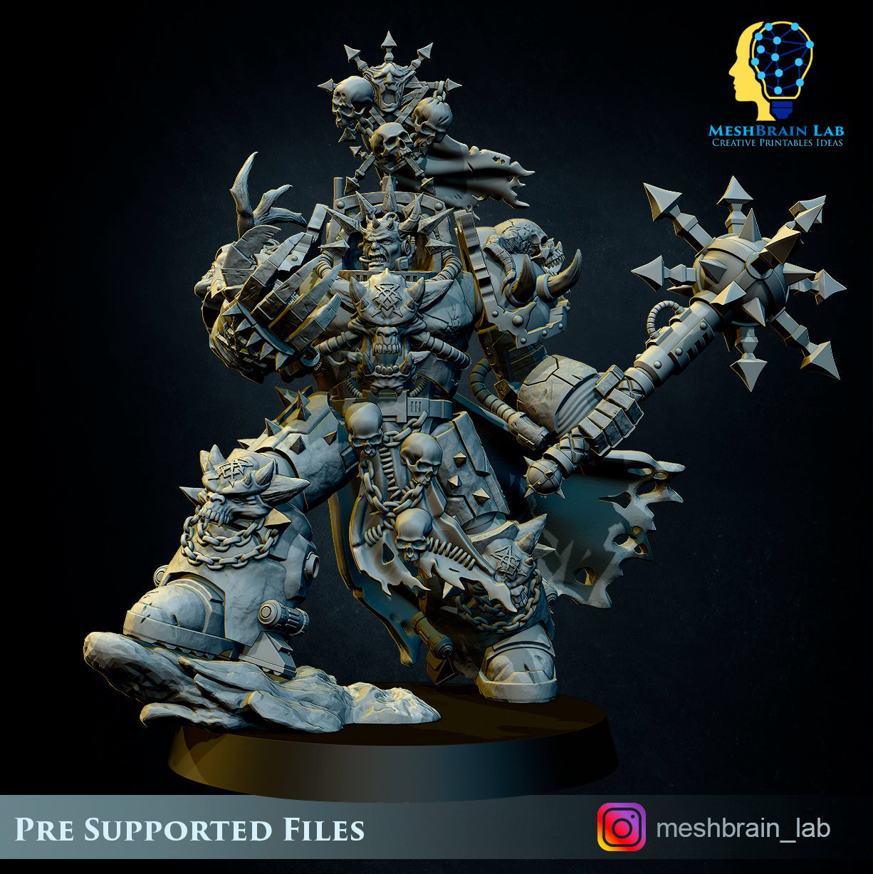 Chaos Terminator Lord, MeshBrain Lab