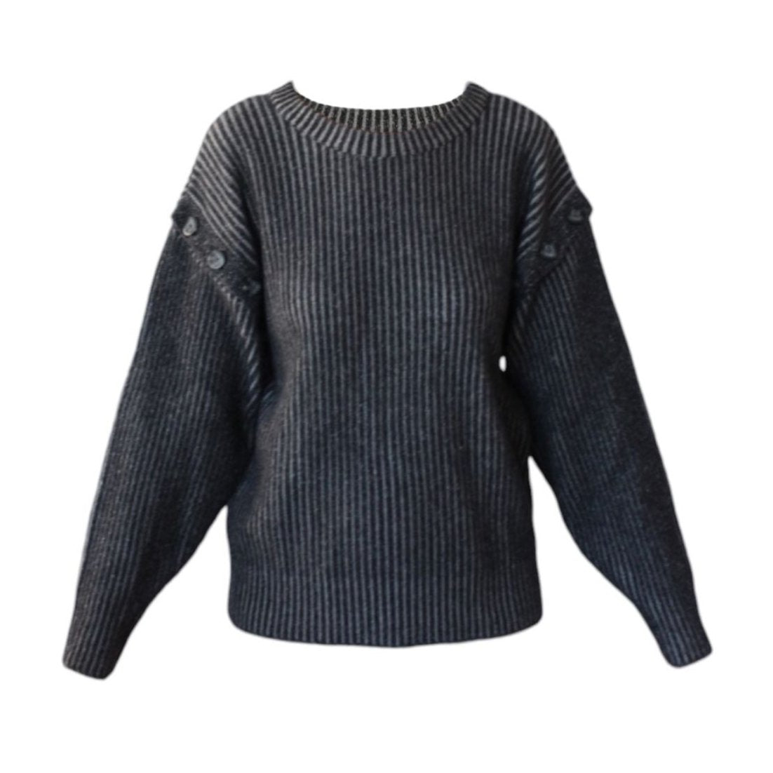 Knit Top | Charcoal
