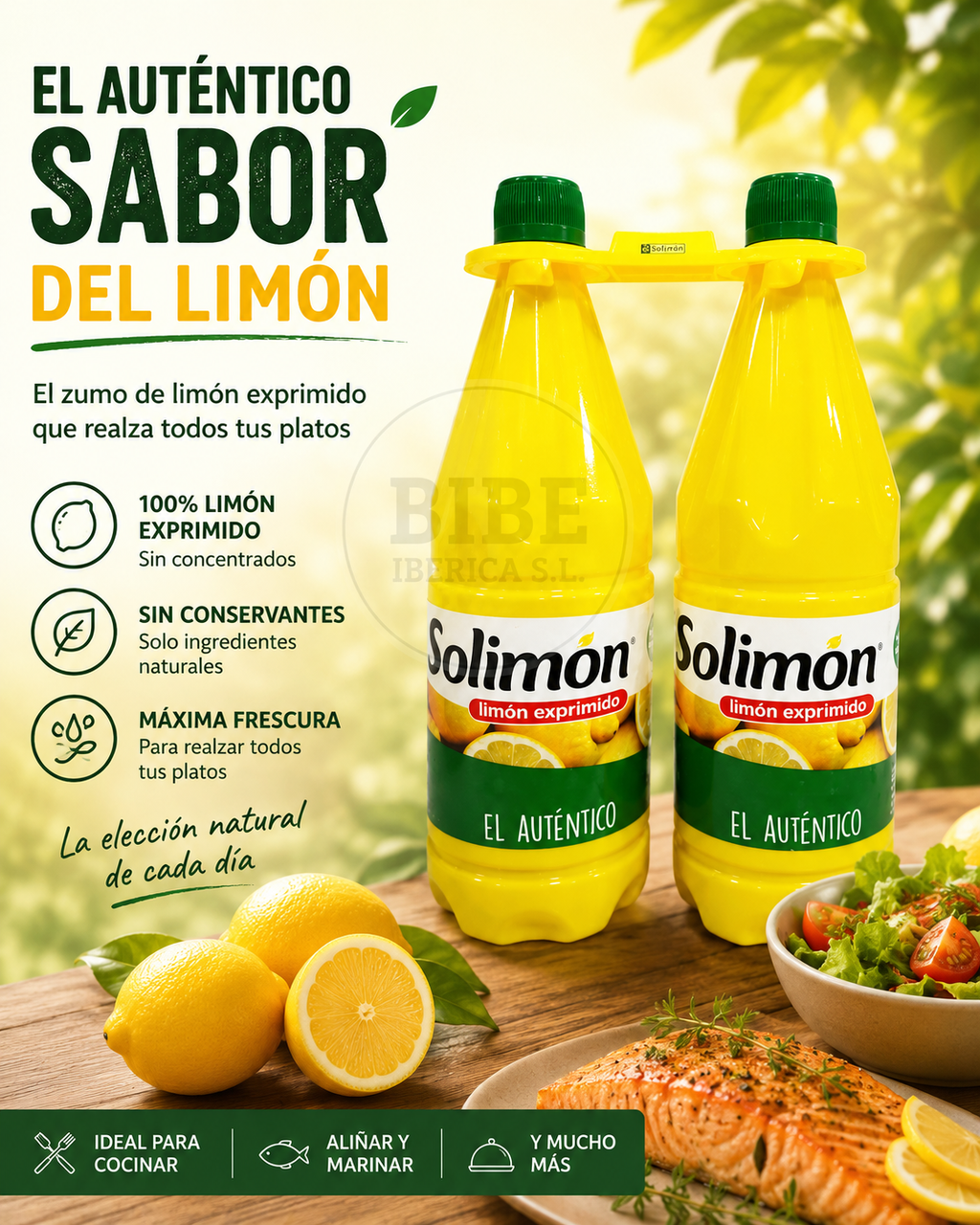 100% Natural Squeezed Lemon Juice - Solimon