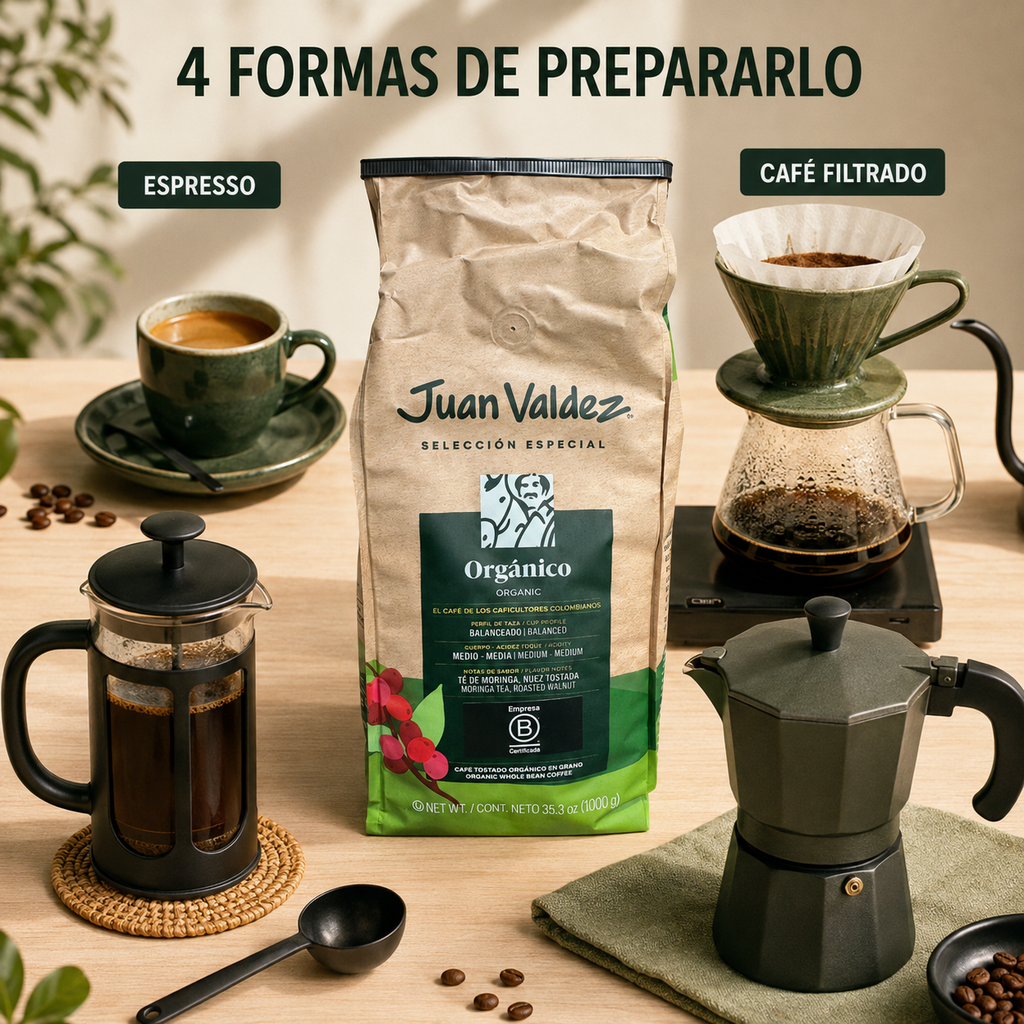 Café Orgánico Colombiano - (1Kg) - Juan Valdez Café