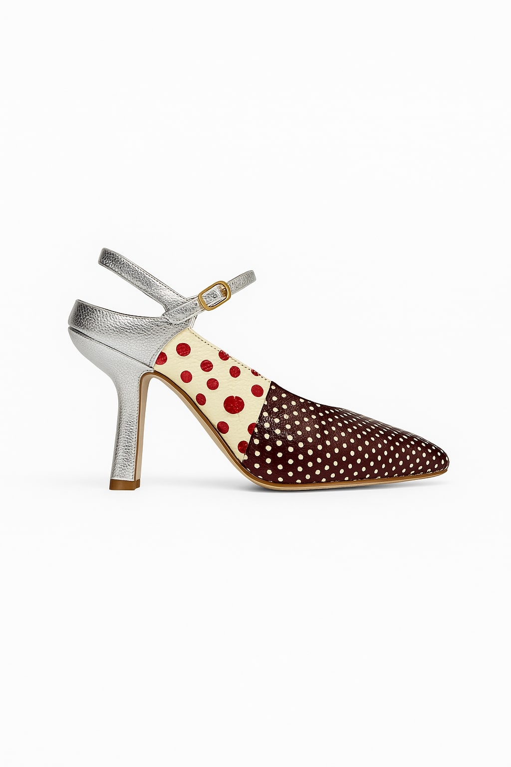 Dries Van Noten Python-Printed Calfskin Pump — Multicolor