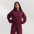 Lounge Underwear Oversized Hoodie - Cherry Lacquer