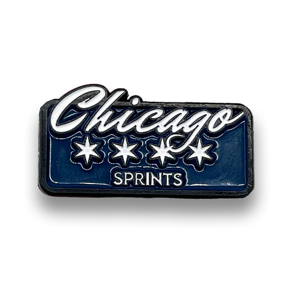 Sprints Chicago Style Enamel Pin