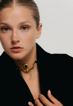 Choker Gratitude Gris