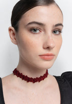 Choker Spike Pitiusas Rojo