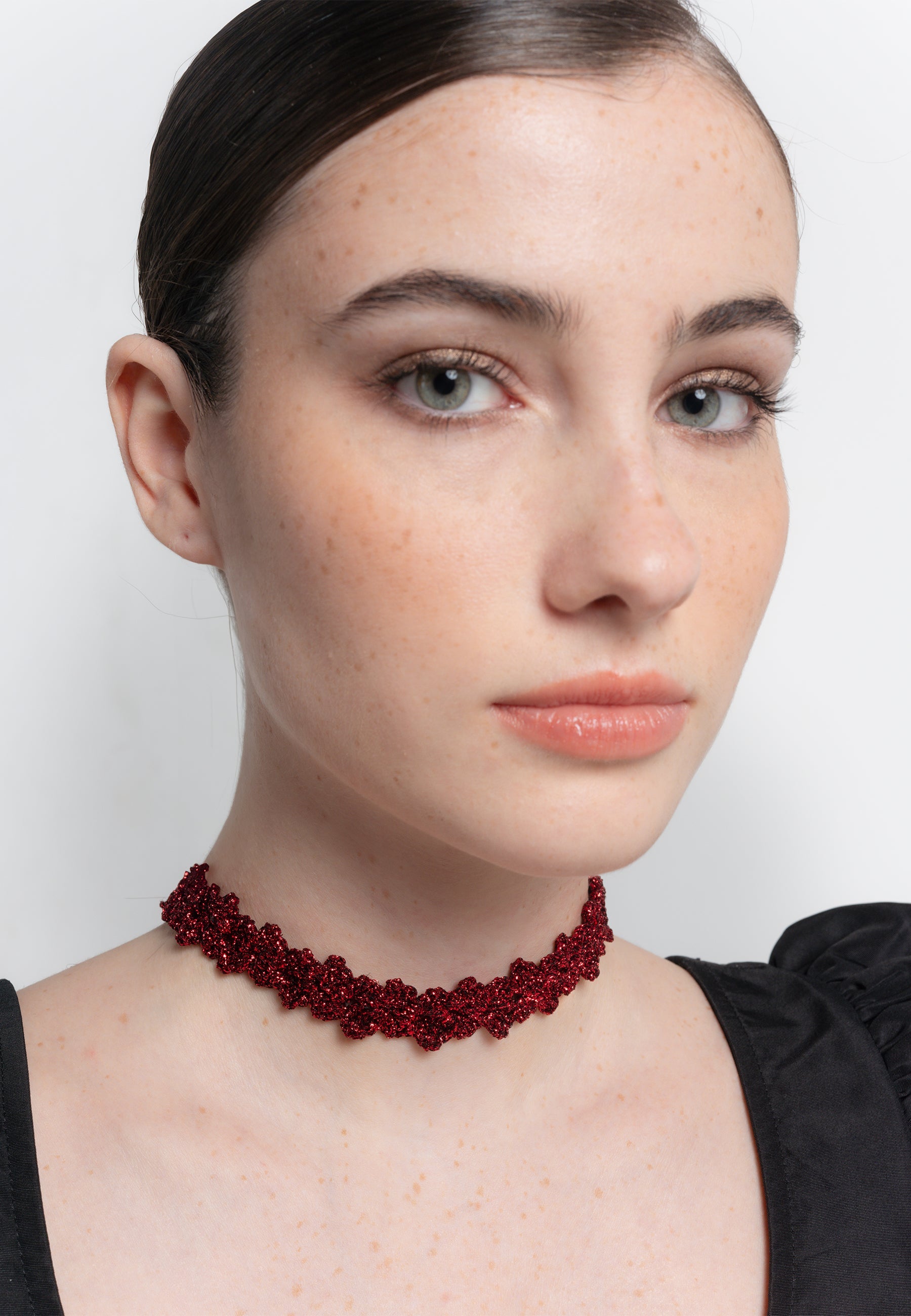Choker Spike Pitiusas Rojo