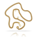 Chunky Gold Cuban Link and Ball Belt