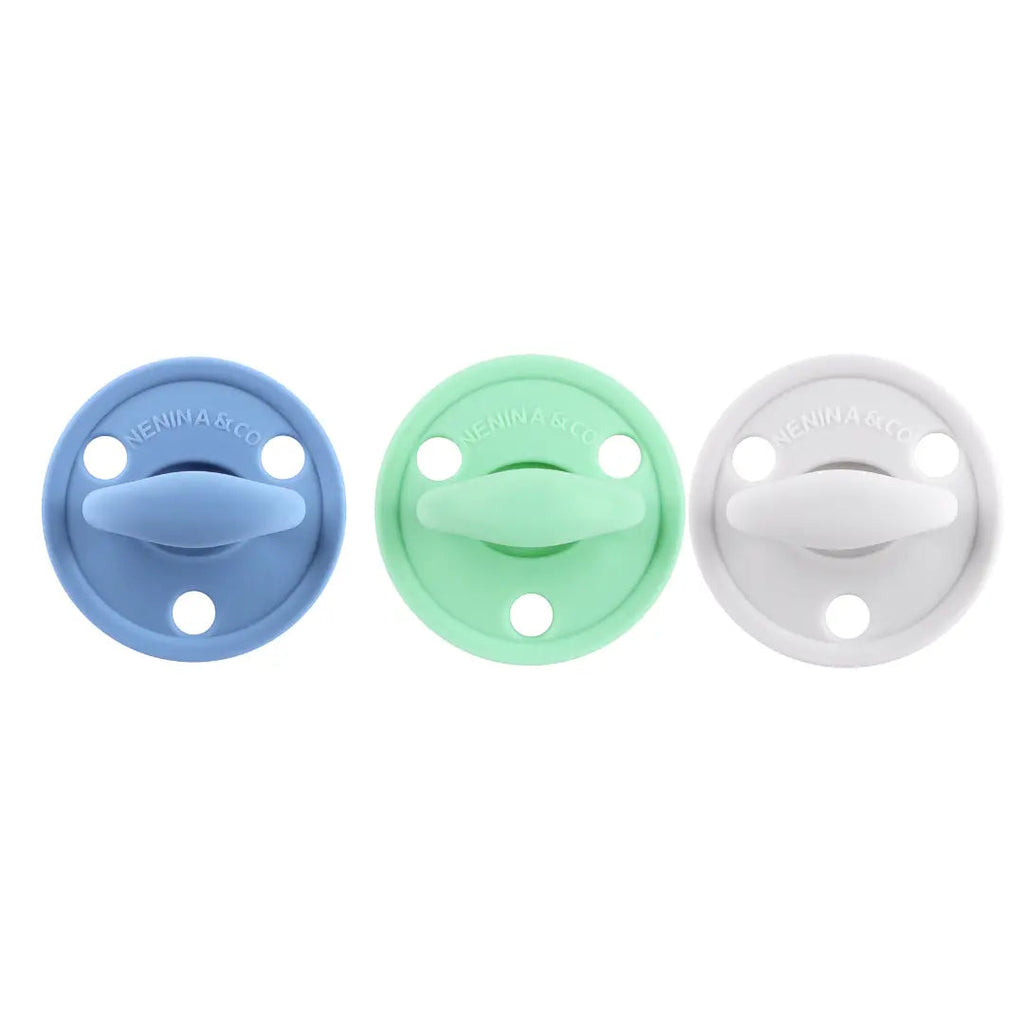 Chupete DIAMOND By Nenina & Co Azul, Mint y Gris