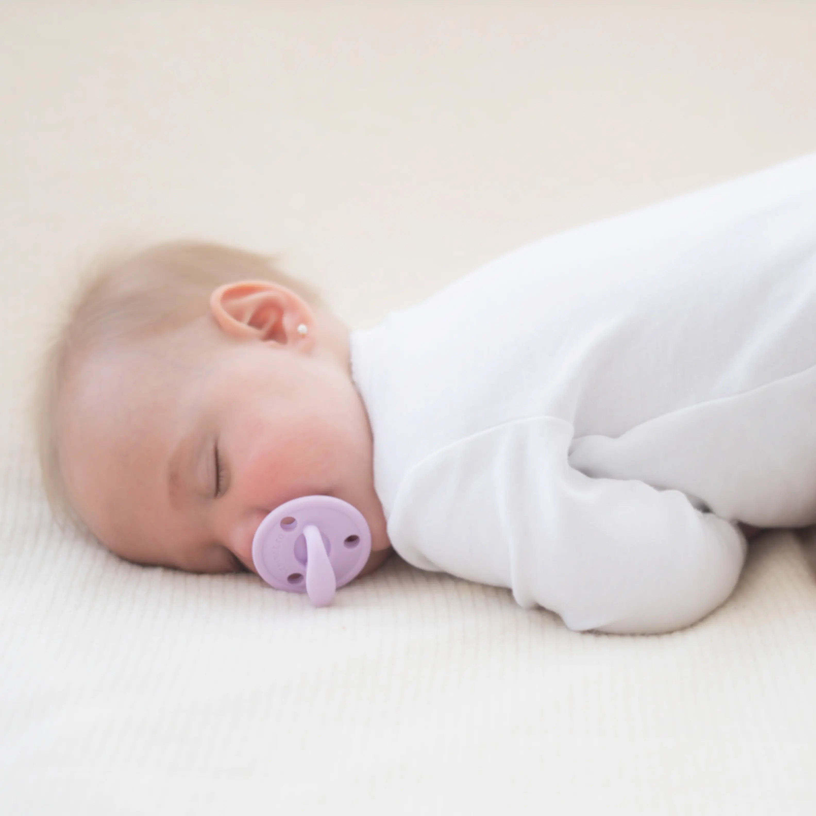 Chupete DIAMOND By Nenina & Co Lila y Mint | Silicona Orgánica para Bebé +12 Meses