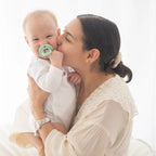 Chupete DIAMOND By Nenina & Co Mint y Gris | Silicona Orgánica para Bebé +12 Meses
