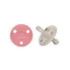 Chupete DIAMOND By Nenina & Co Rosa Pálido y Gris | Silicona Orgánica para Bebé +12 Meses