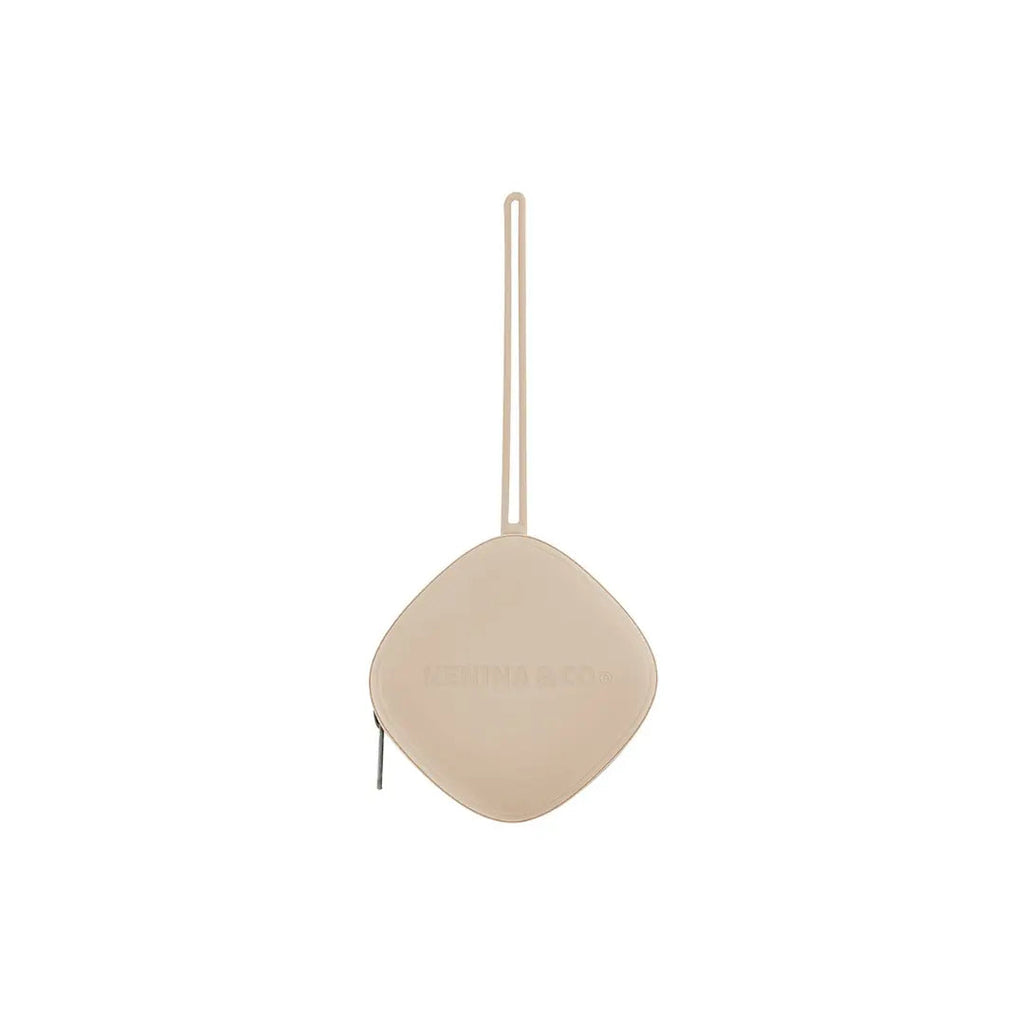 Chupete DIAMOND + Guardachupete DIAMOND Dusty beige Nenina & Co