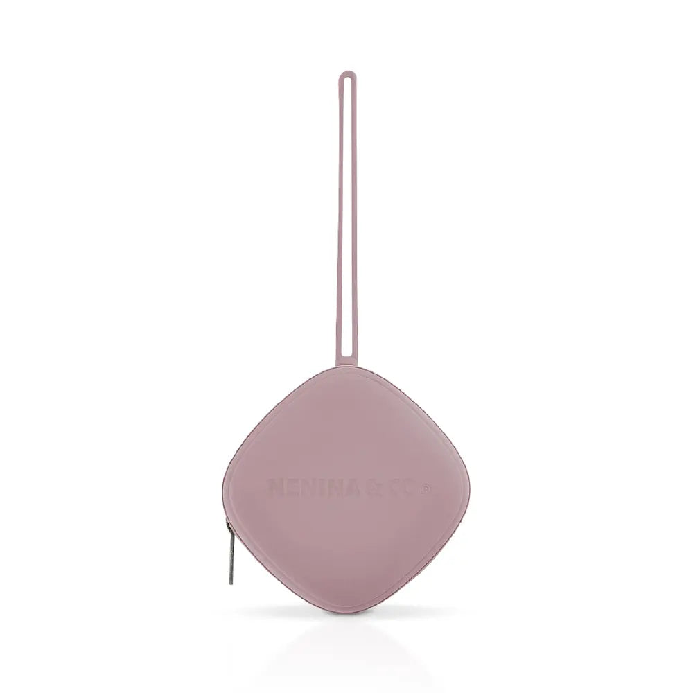 Chupete DIAMOND + Guardachupete DIAMOND Dusty pink Nenina & Co