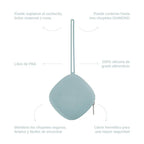 Chupete DIAMOND+ Guardachupete DIAMOND Dusty Blue Nenina & Co