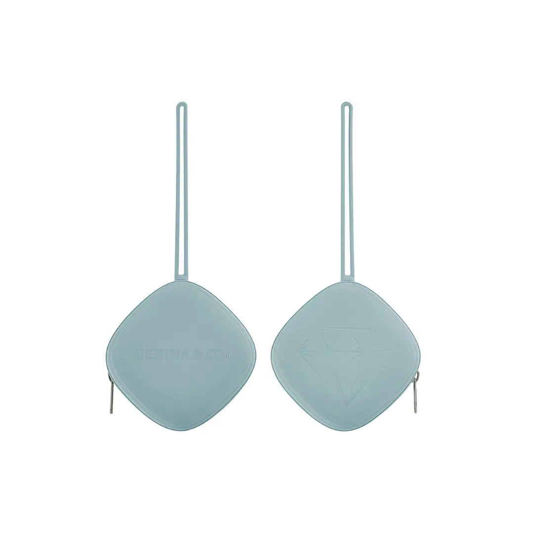 Chupete DIAMOND+ Guardachupete DIAMOND Dusty Blue Nenina & Co