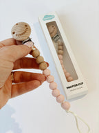 Chupetero Spring Rosa Chicle Vintage Nenina & Co