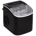 Ice Maker Machine Counter Top, 12 Kg in 24 Hrs, 9 Cubes Ready in 6- 12 Mins, Black