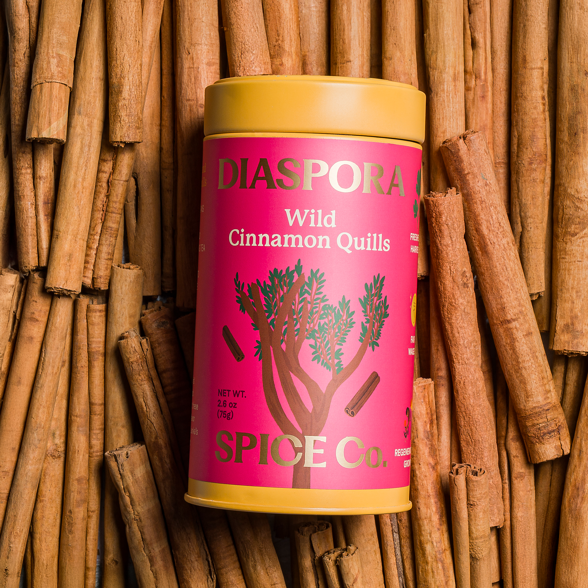 Wild Cinnamon Quills By Diaspora Spice Co.