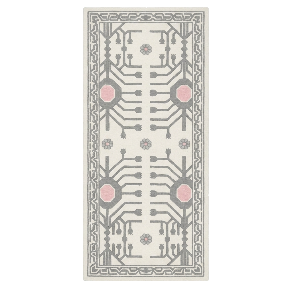 Circuit Garden Hand Tufted Runner Rug