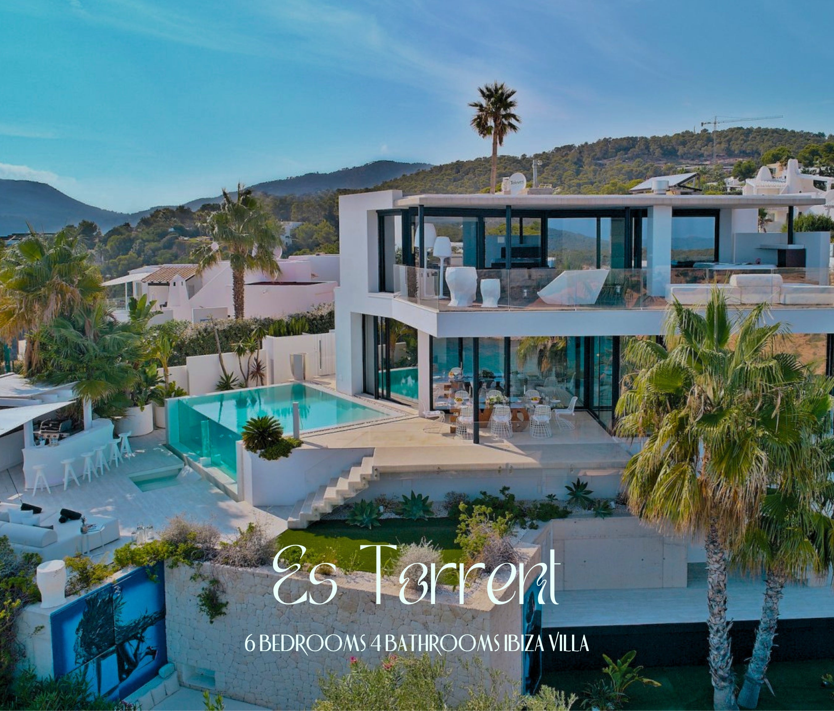 Clifftop Modern Ibiza Villa Designed to Enjoy the Island’s Good Life near Es Torrent