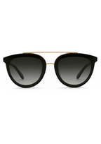 KREWE CLIO NYLON | Black + Shadow 24K
