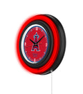 MLB Licensed Black Case 15" Neon Clock