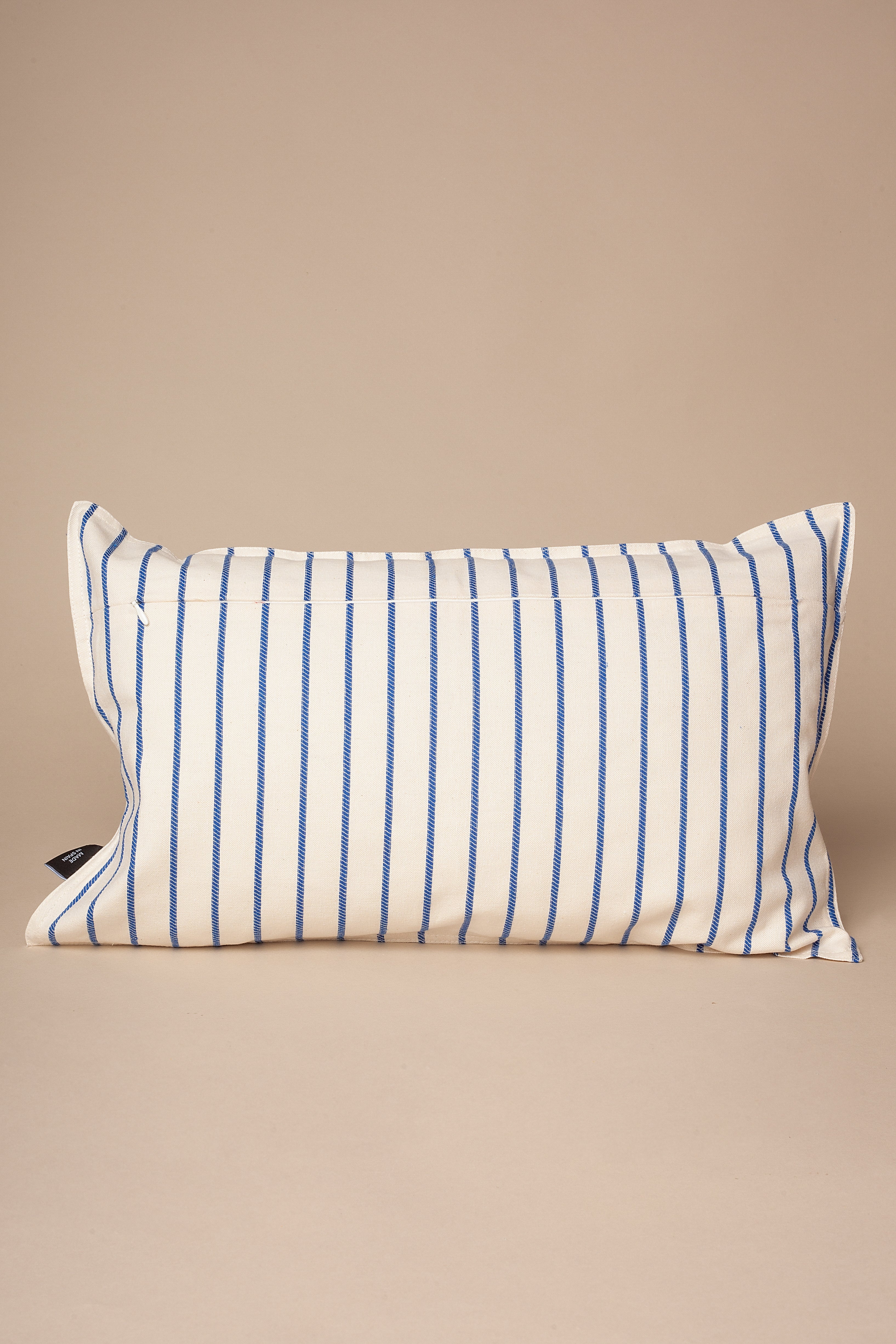 Funda cojín cadena azul 30cmx50cm