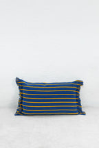 Funda cojín rayas granada azul 30cmx45cm