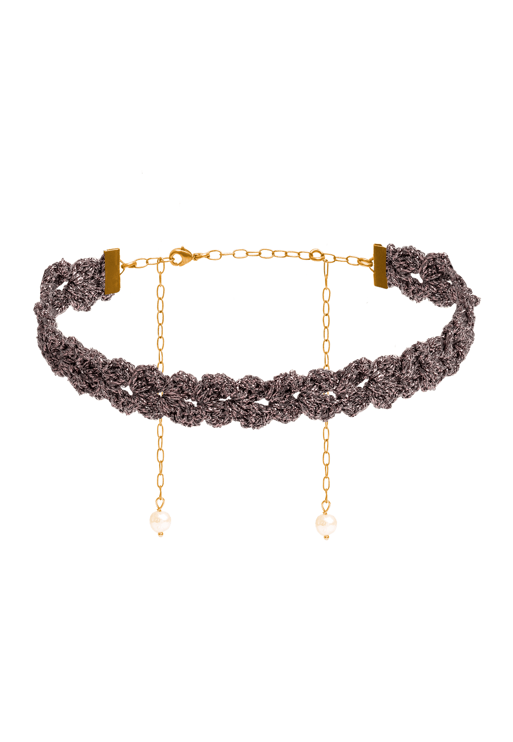 Choker Spike Pitiusas Gris