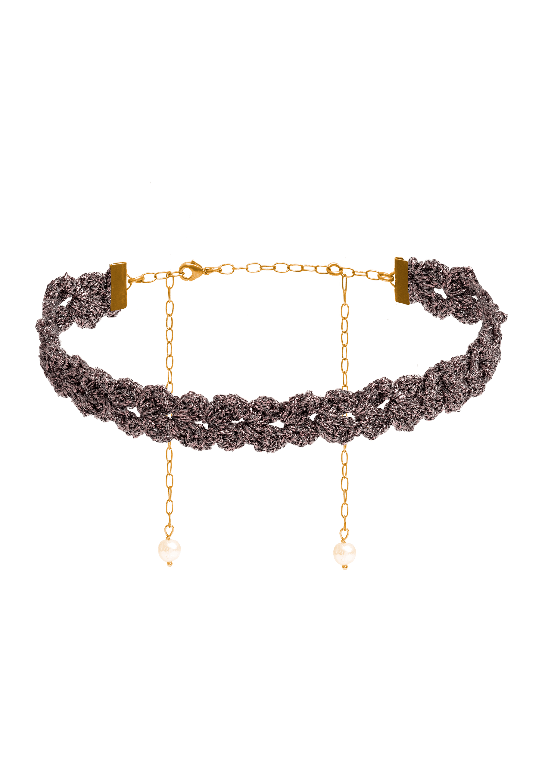 Choker Spike Pitiusas Gris