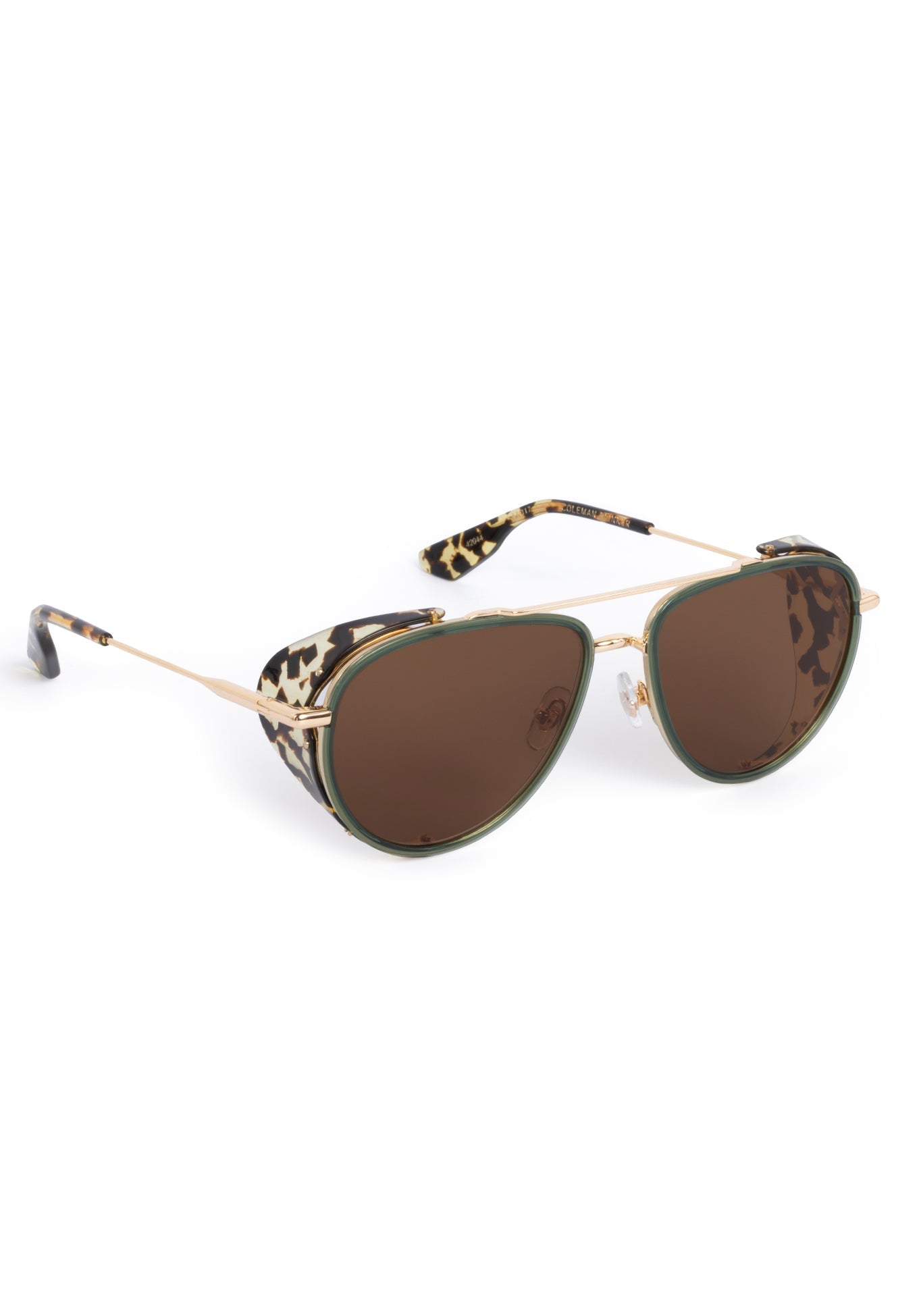 KREWE COLEMAN BLINKER | Bottle Green + Zulu 18K