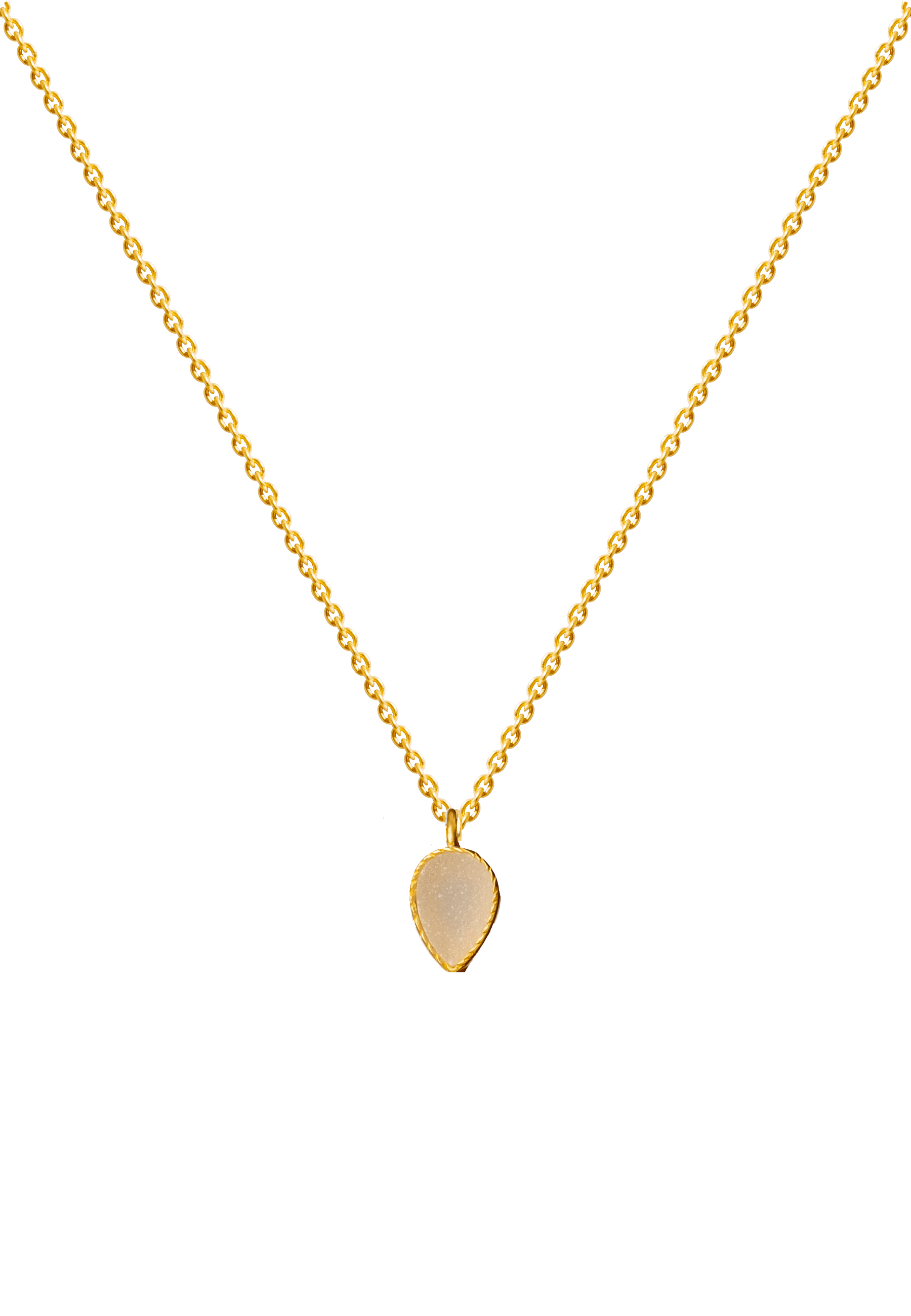 Colgante Mini Druza Blanca