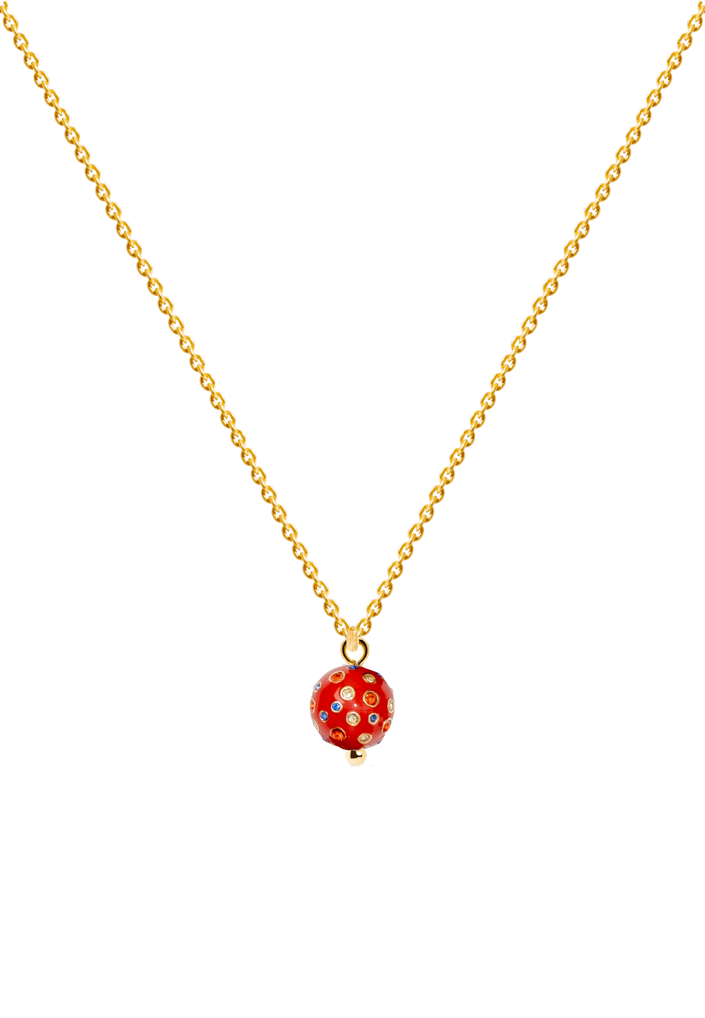 Colgante La Planete Mini Rojo