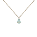 Colgante Pride Mini Plata Aguamarina
