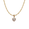 Collar Corazón Brillante