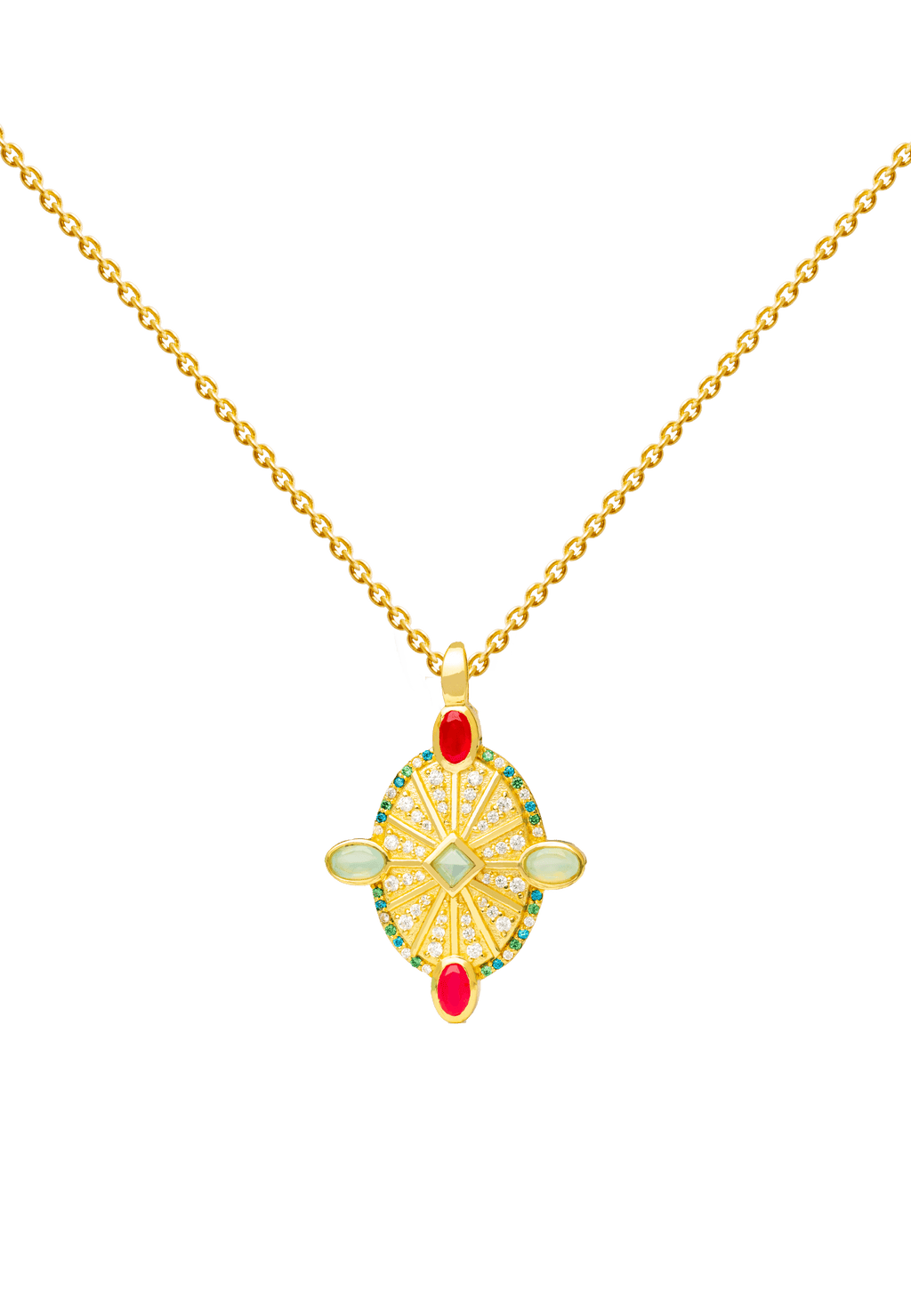 Collar Medalla Odeon Multicolor