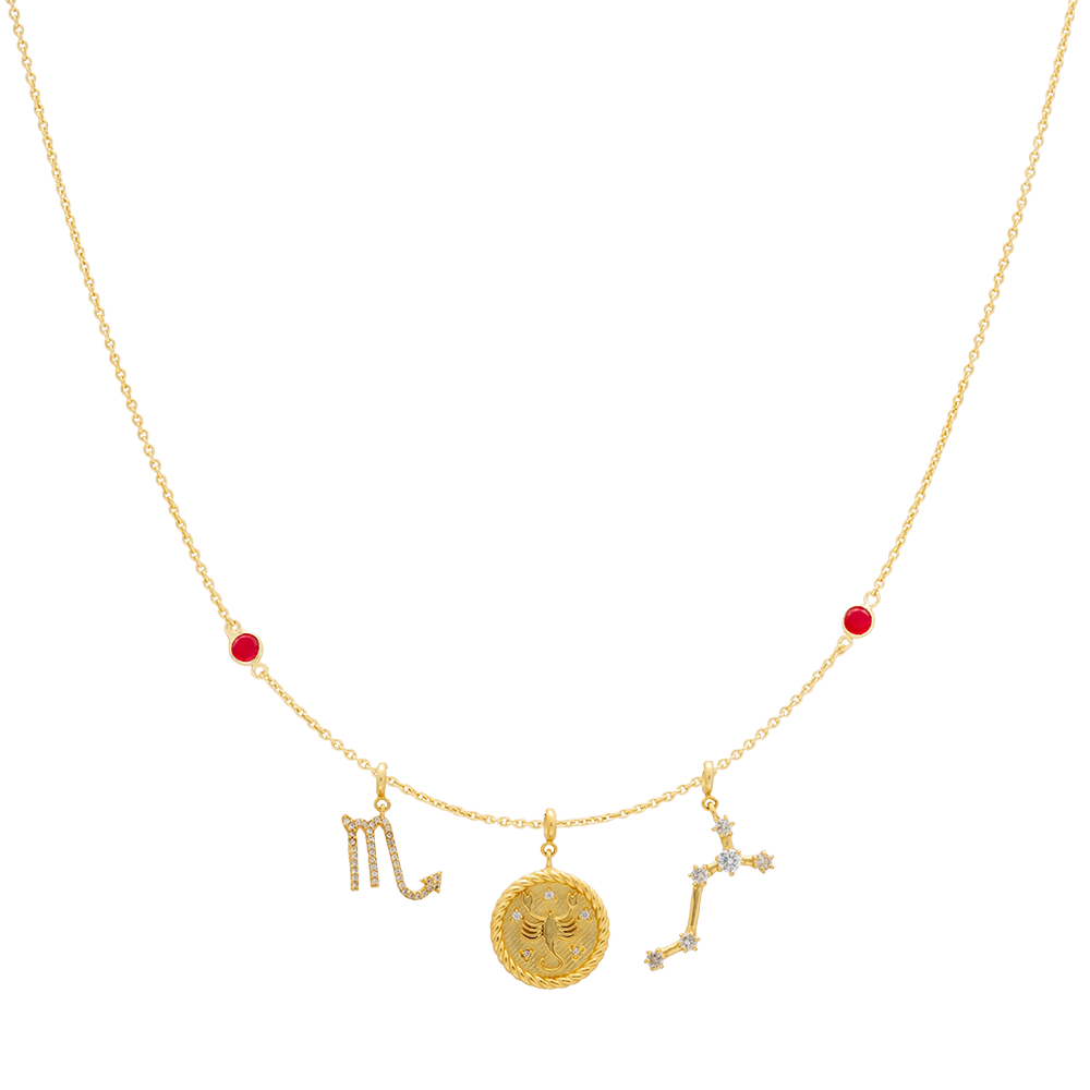 Collar Triple Zodiaco Escorpio
