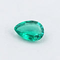 Colombian Green Pear Cut Gemstone