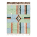 Color Block Nomad Moroccan Shag Rug