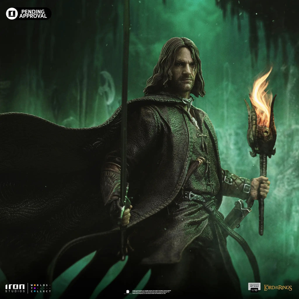Statue Aragorn Unleashed - The Lord of the Rings - Art Scale 1/10 - Iron Studios