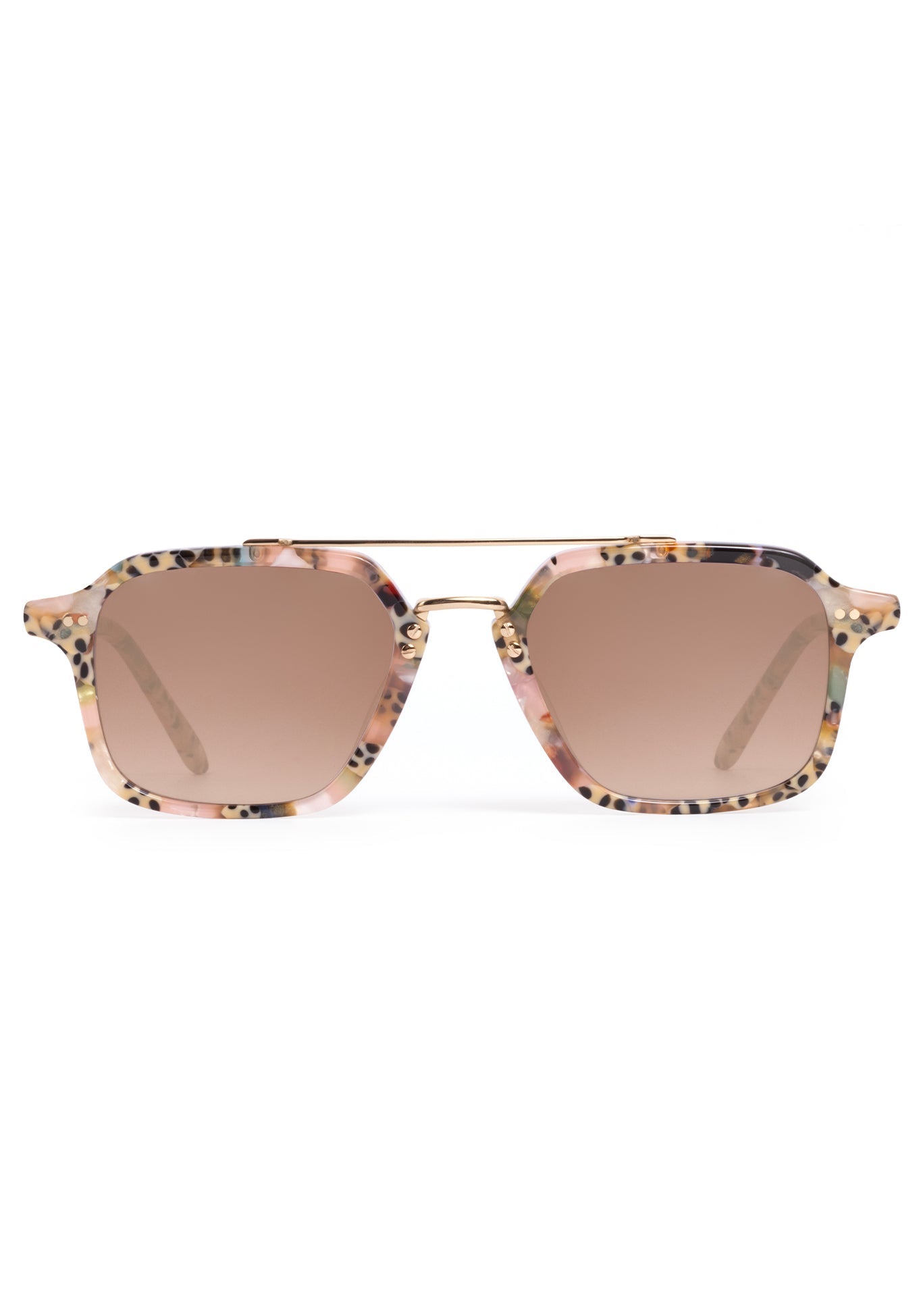 KREWE COLTON | Pink Poppy 18K Mirrored