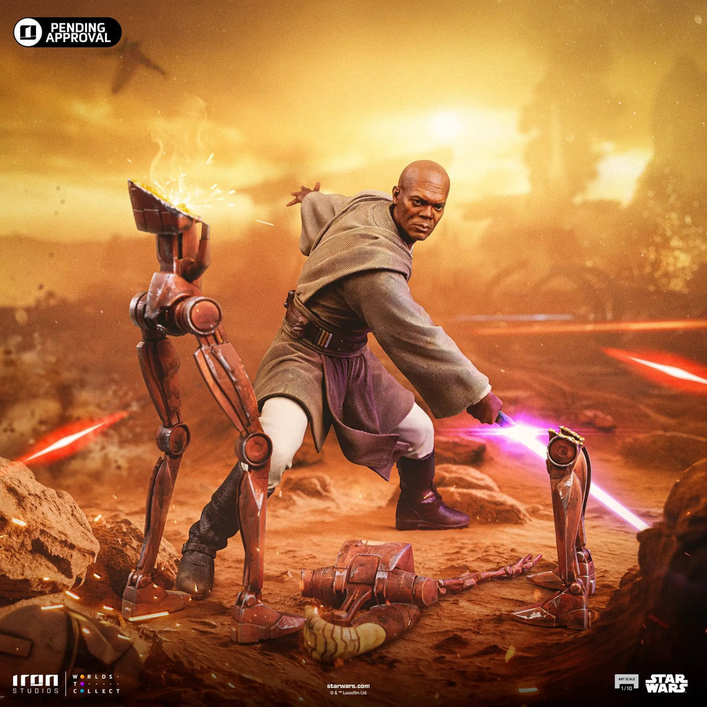 Statue Mace Windu - Star Wars - Art Scale 1/10 - Iron Studios