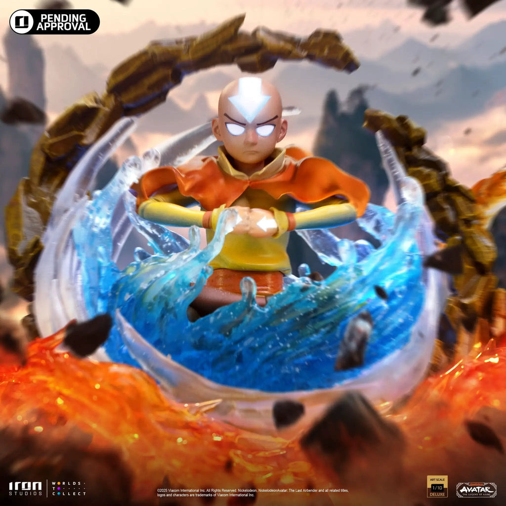 Statue Aang - Avatar: The Last Airbender - Deluxe Art Scale 1/10 - Iron Studios