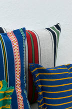 Funda cojín granada azul 50cmx45cm