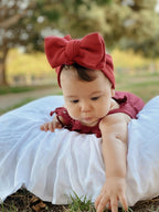 Conjunto Pelele + Diadema Nenina & Co Rojo