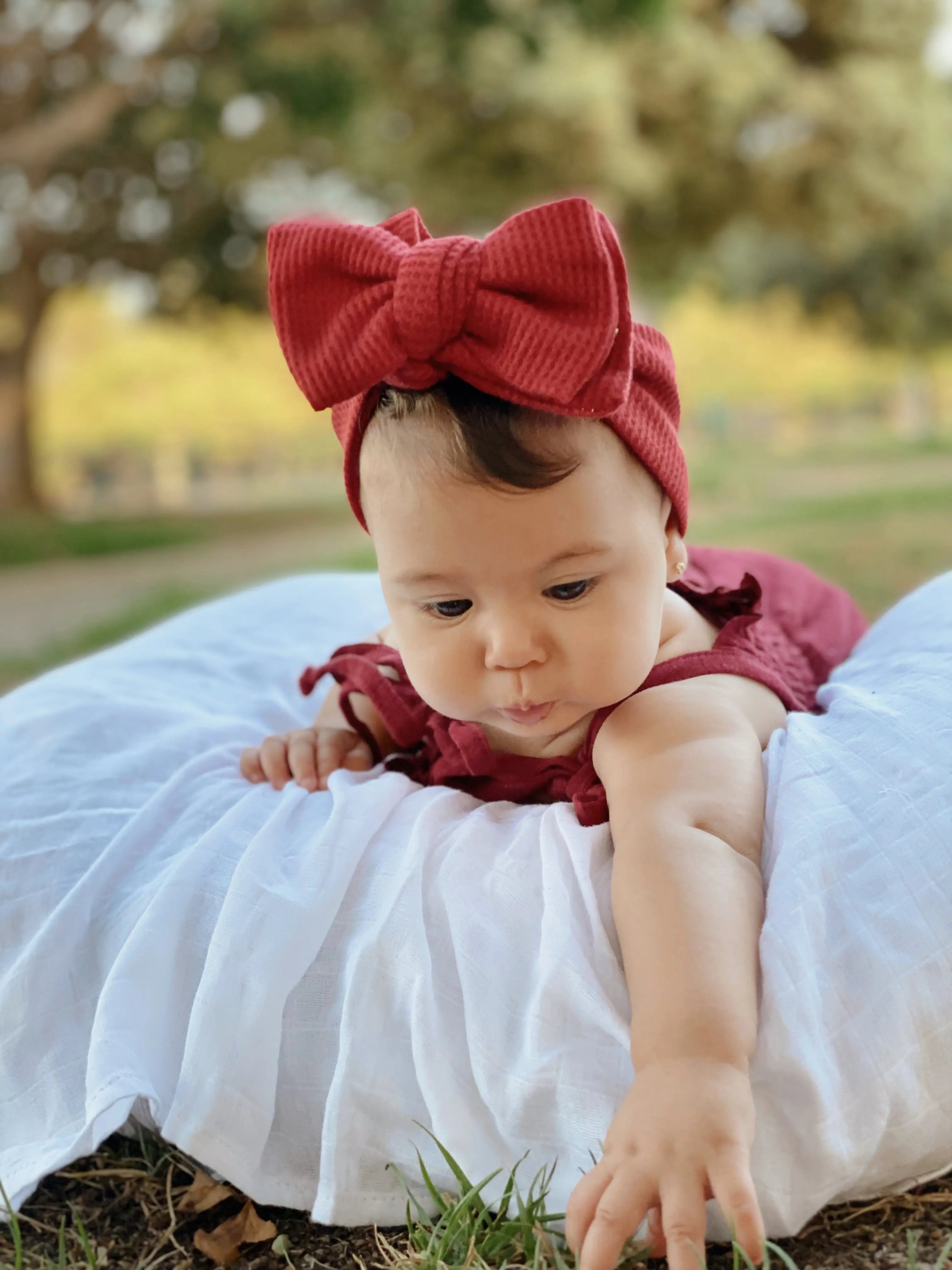 Conjunto Pelele + Diadema Nenina & Co Rojo