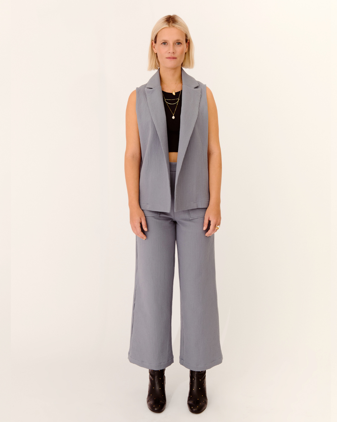 pantalón mía azul roca ◎