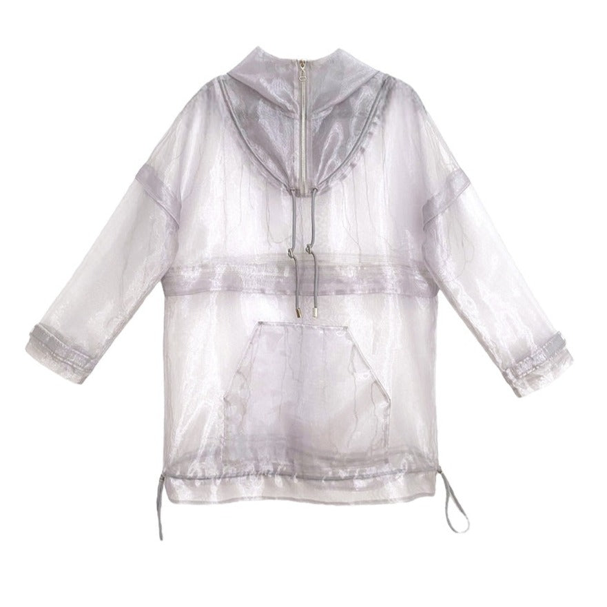 Convertible Silver Anorak