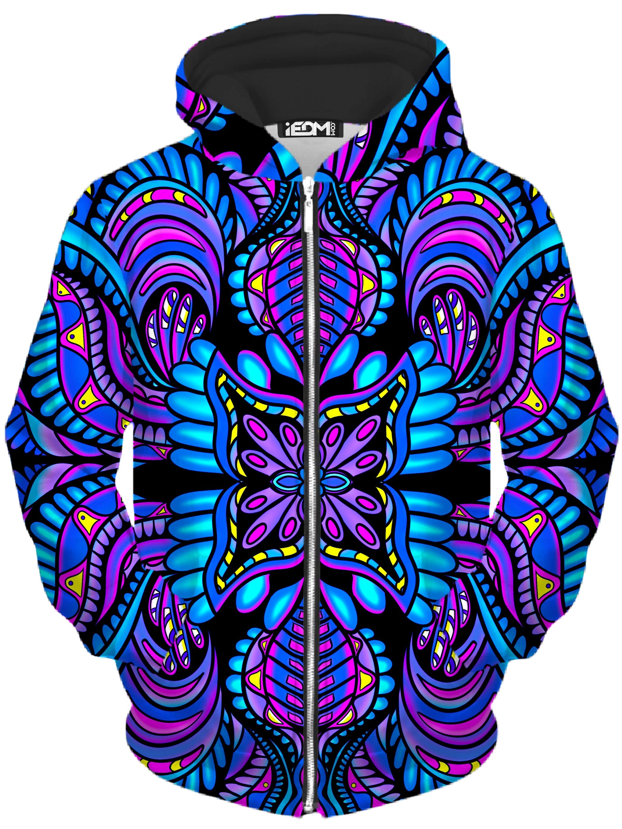 Cool Tones Unisex Zip-Up Hoodie